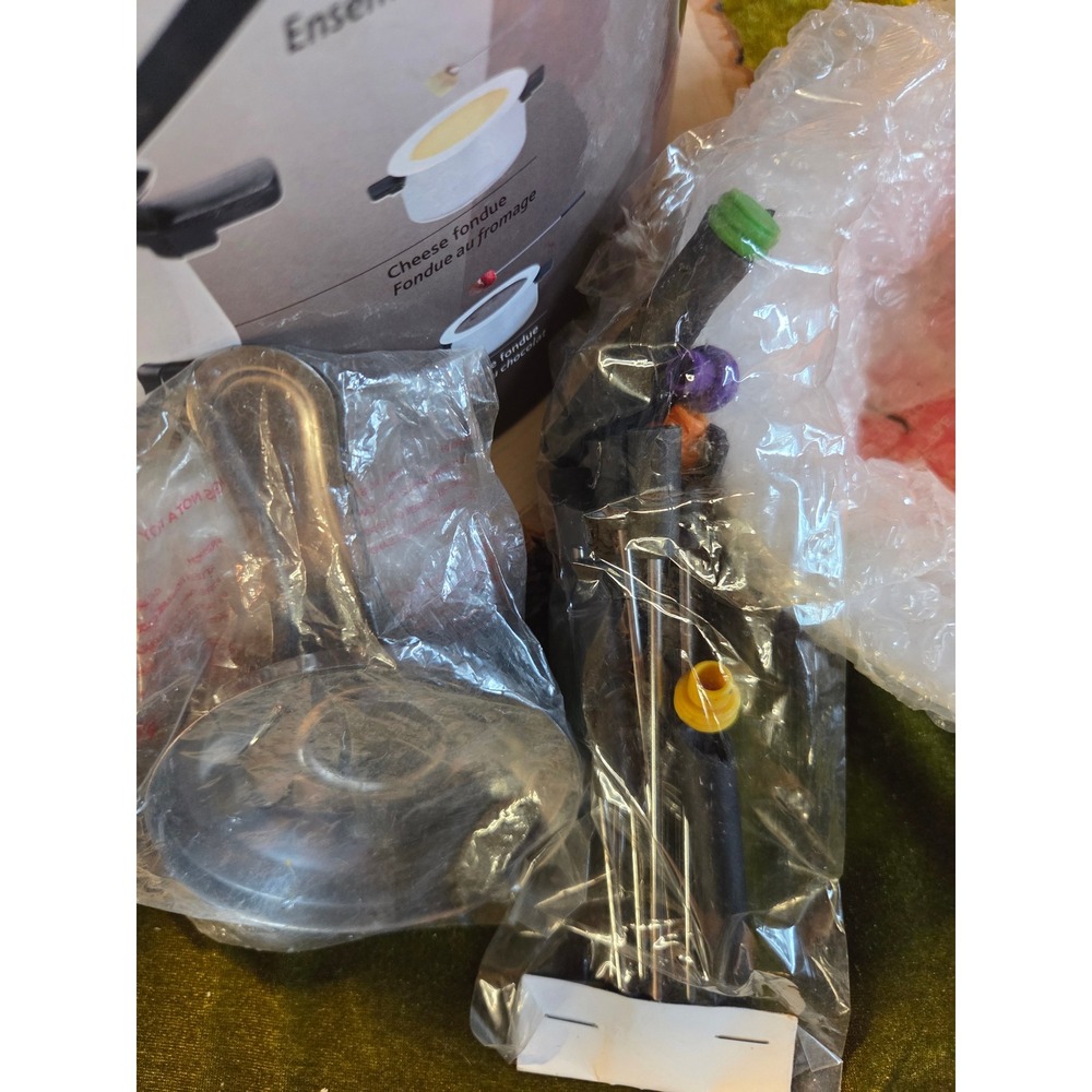 😎Trudeau Multi 3 in 1 Fondue Set 12 Piece Stainless‎ Steel Stoneware 0825962 - Picture 7 of 9